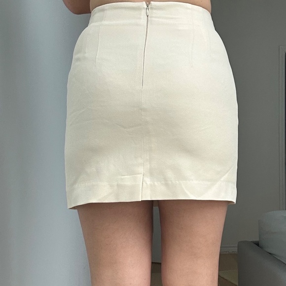 VINTAGE YELLOW PENCIL SKIRT - Picture 3 of 6